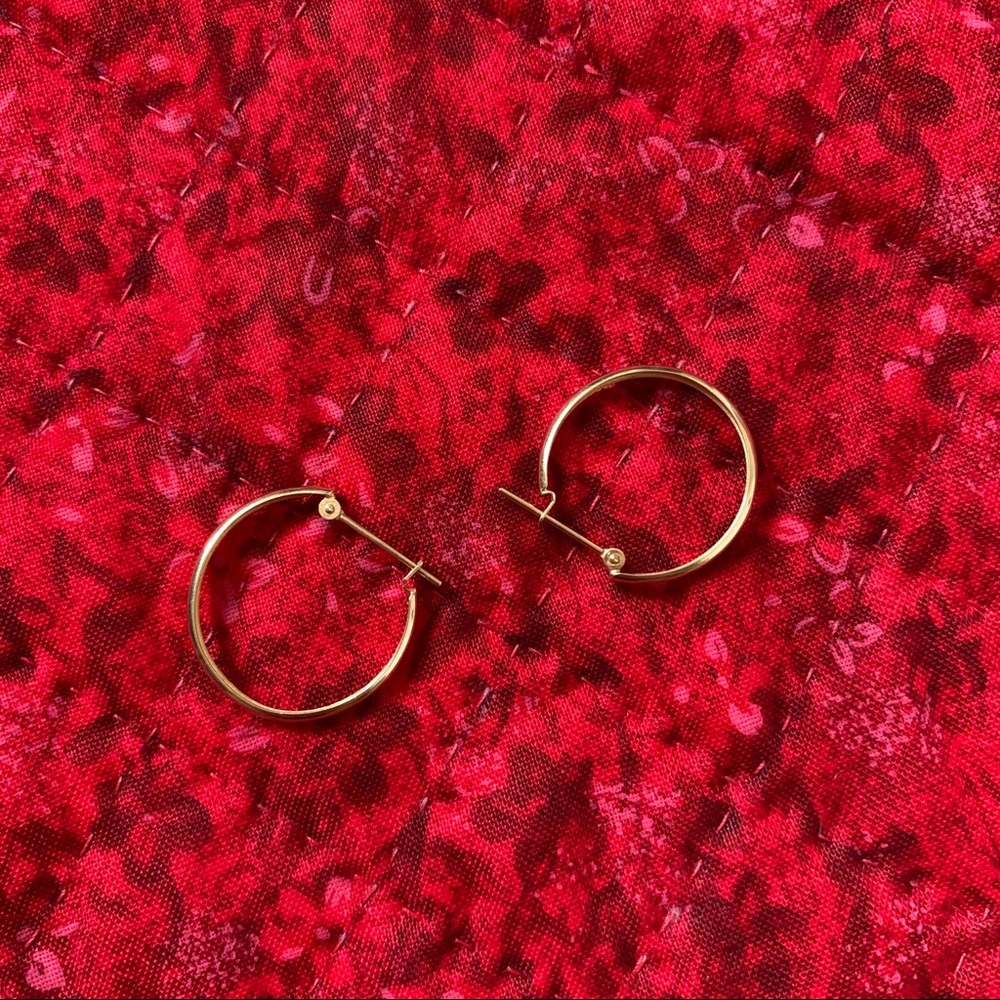 Gold Hoop Earrings